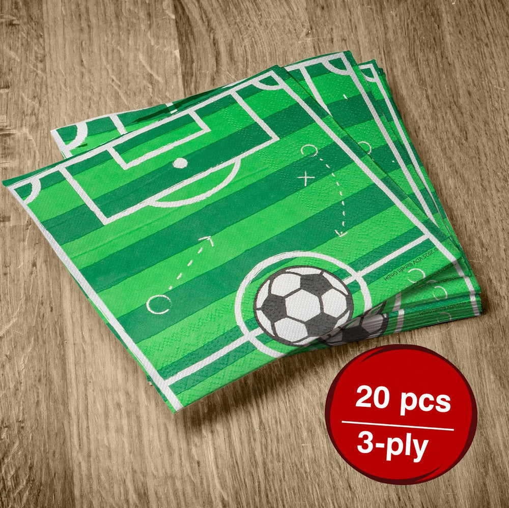 Soccer Goal napkins 3 ply 20 pack 4