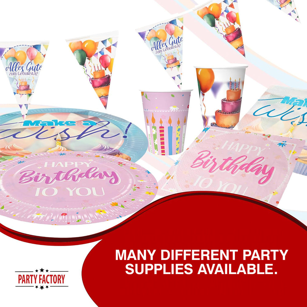 Cups Happy Birthday pastel 8 oz 8 pack 5