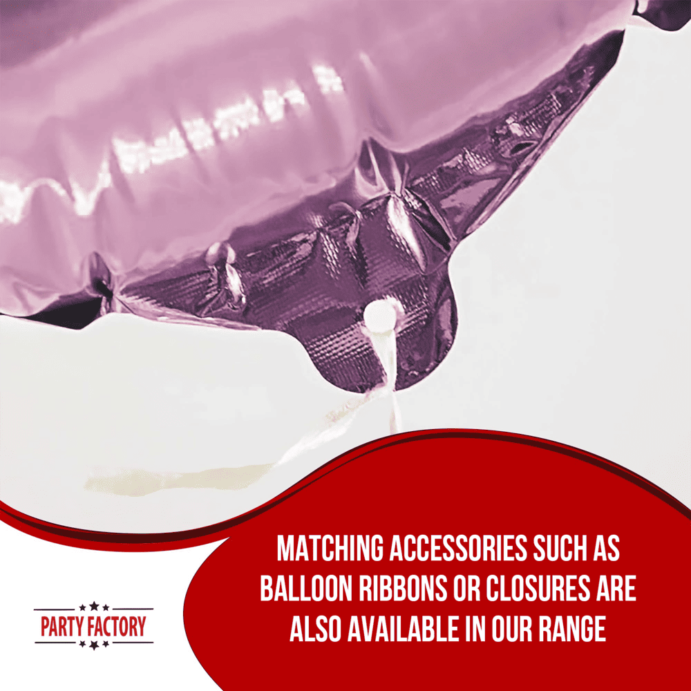 Foil balloon Make a wish pink 17 in. round party balloon 6