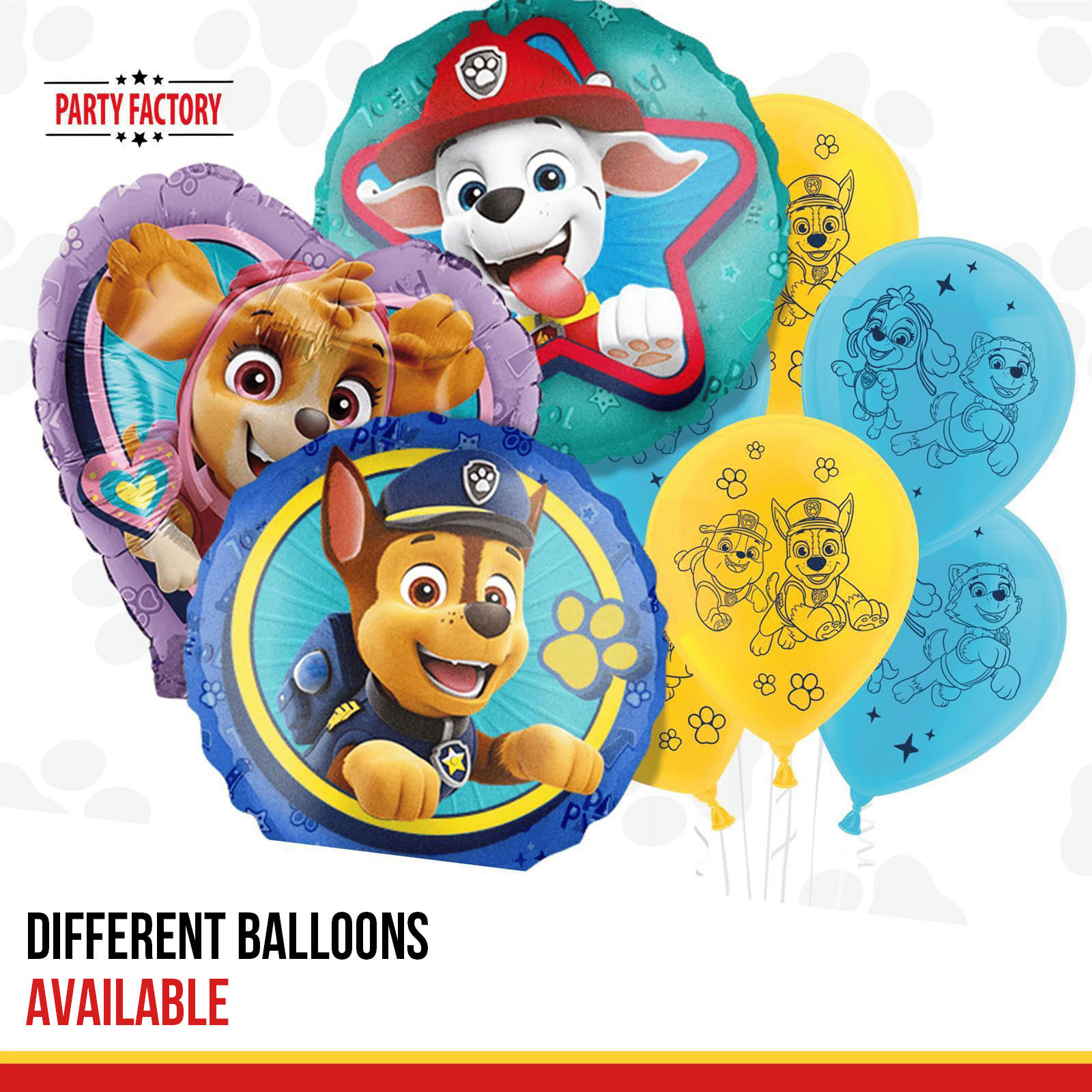 Paw Patrol foil balloon Chase blue 17  in. round design 1 4