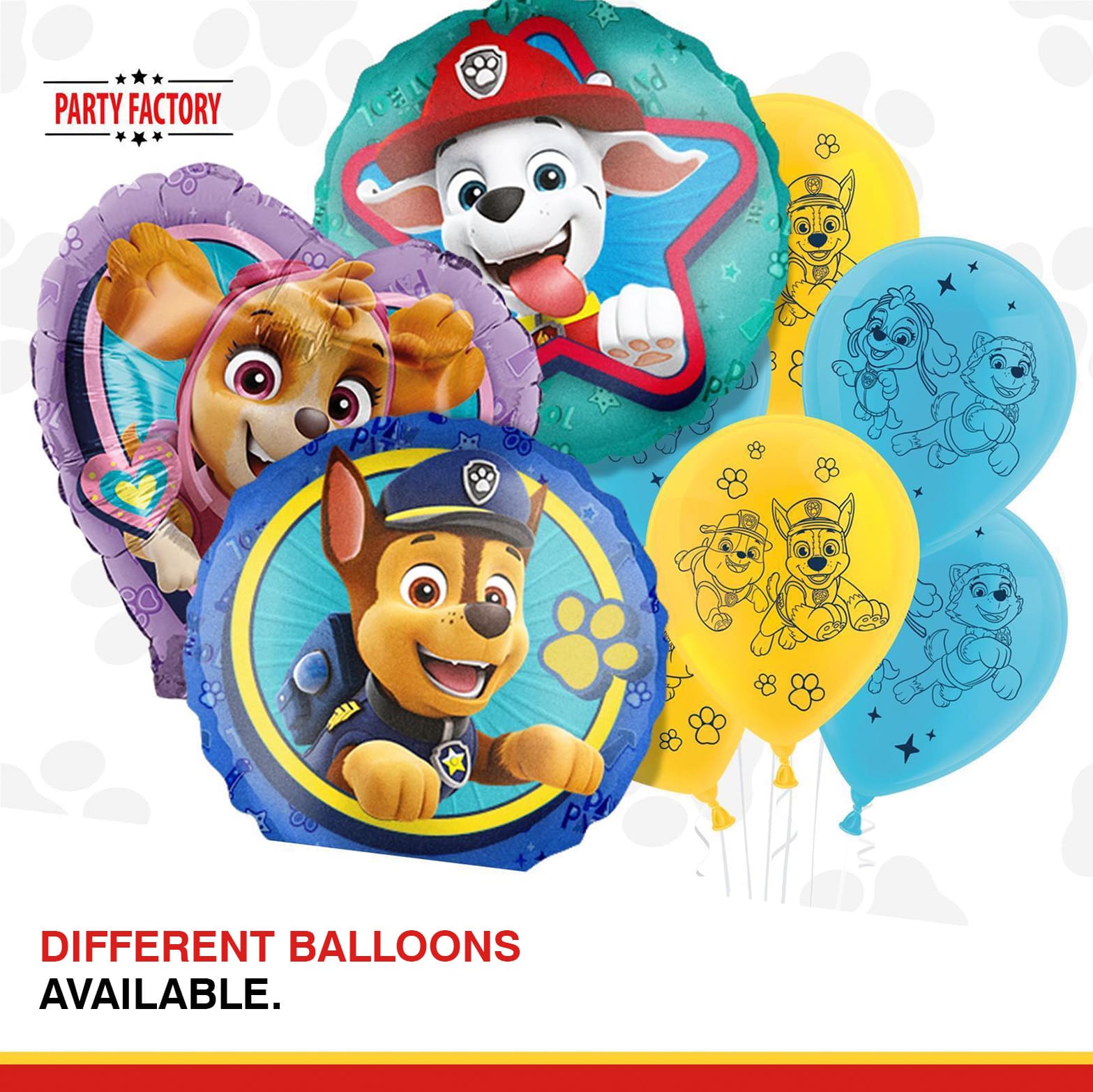 Paw Patrol Skye heart foil balloon purple 17 in. 4