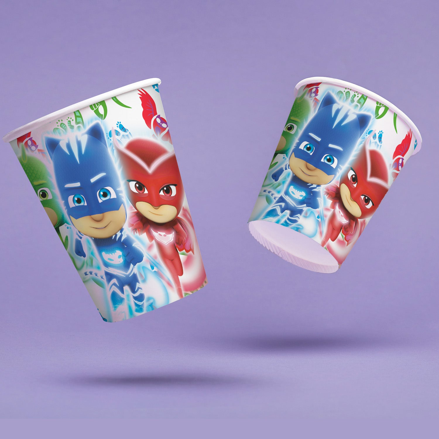 PJ Masks paper cups colorful 8 pack 8.4 oz 3