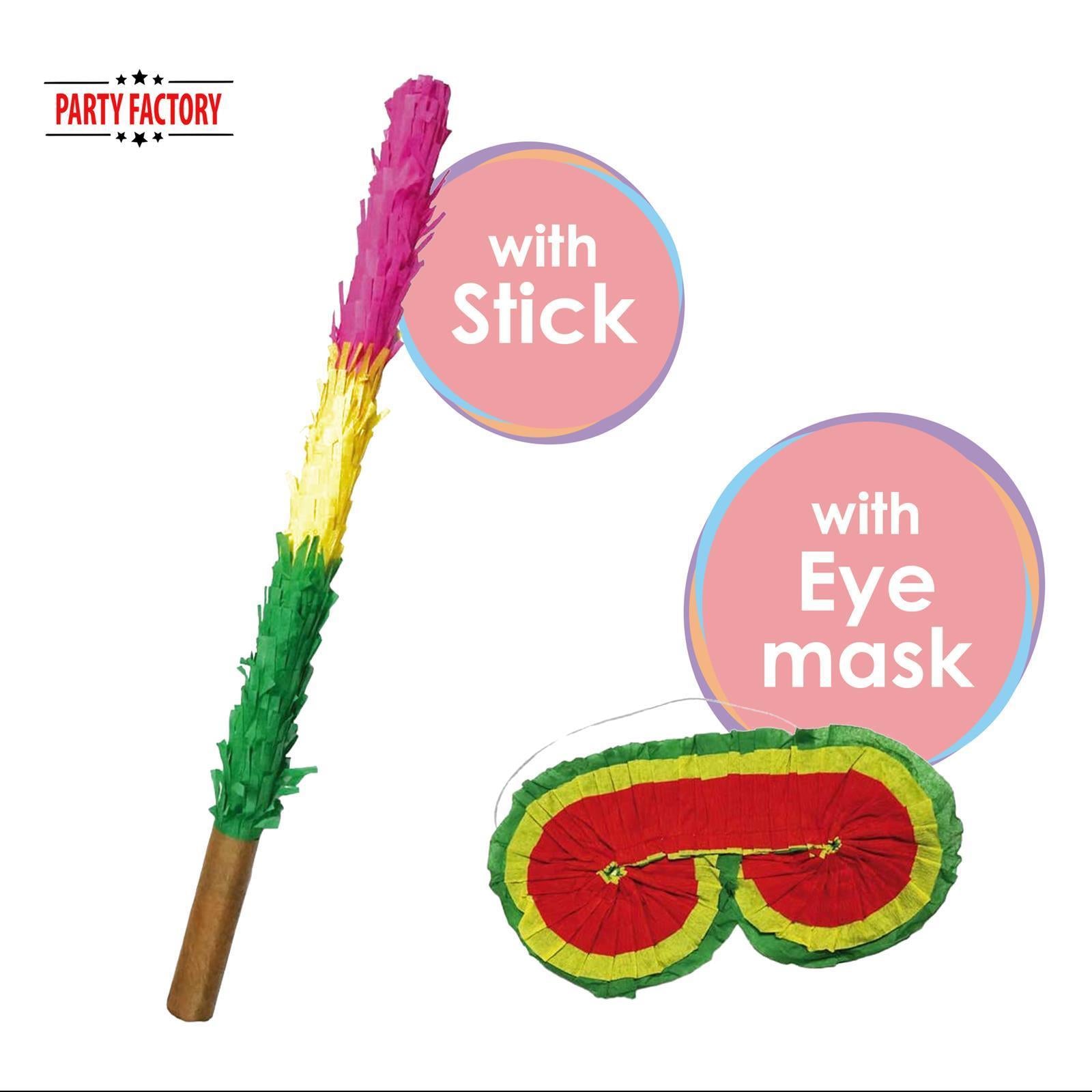 Pinata numbers set 0-9 + stick + eye mask children's birthday punch pinata 16.68 x 13.77 x 3.14 inches decoration birthday decoration (2) 5