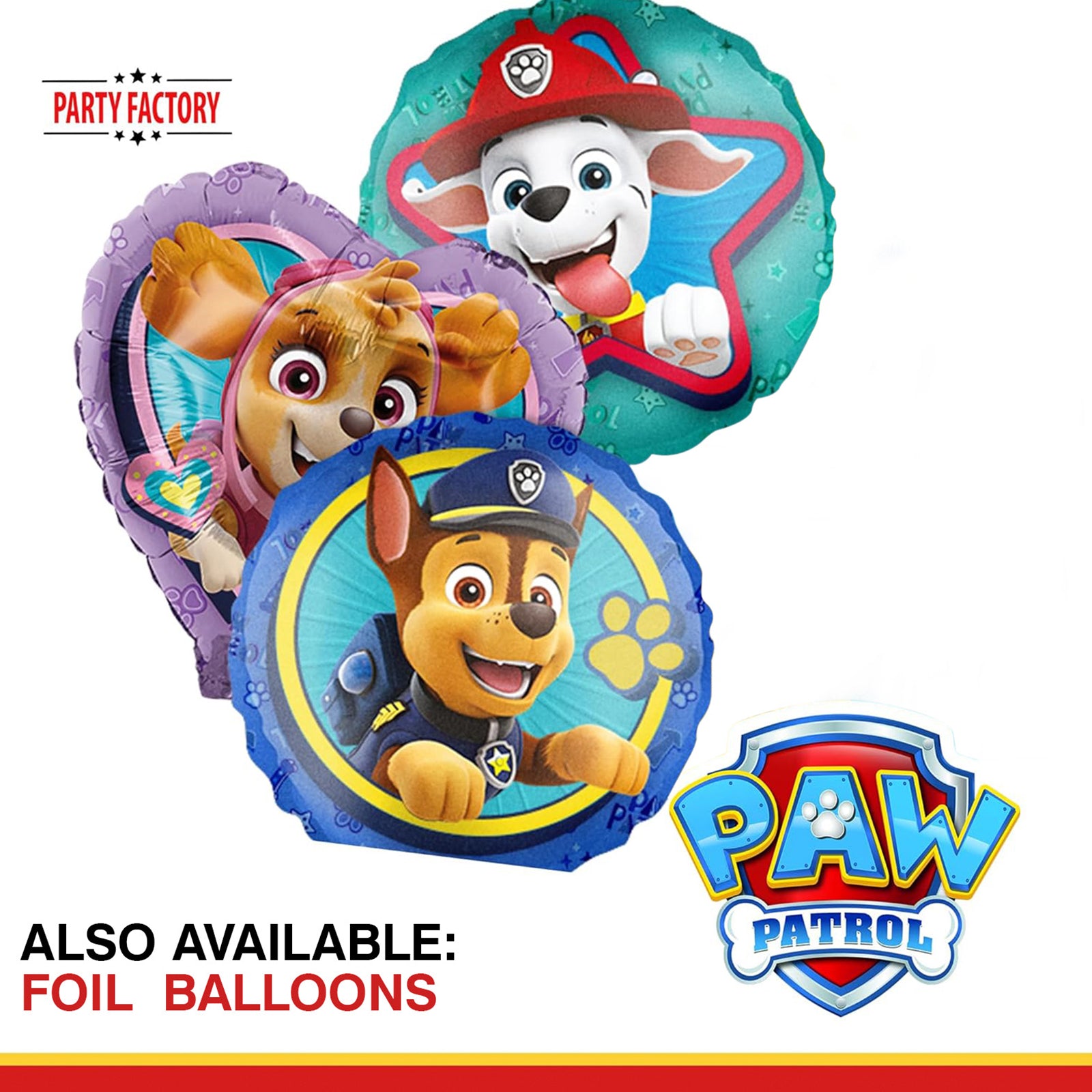Paw Patrol pennant banner multicolored party garland 16 ft 5