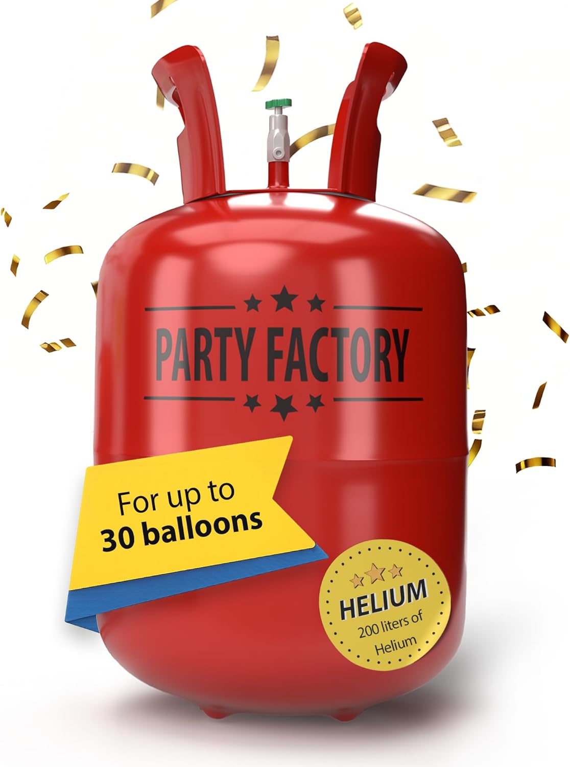 Helium tank for 30 latex balloons 5