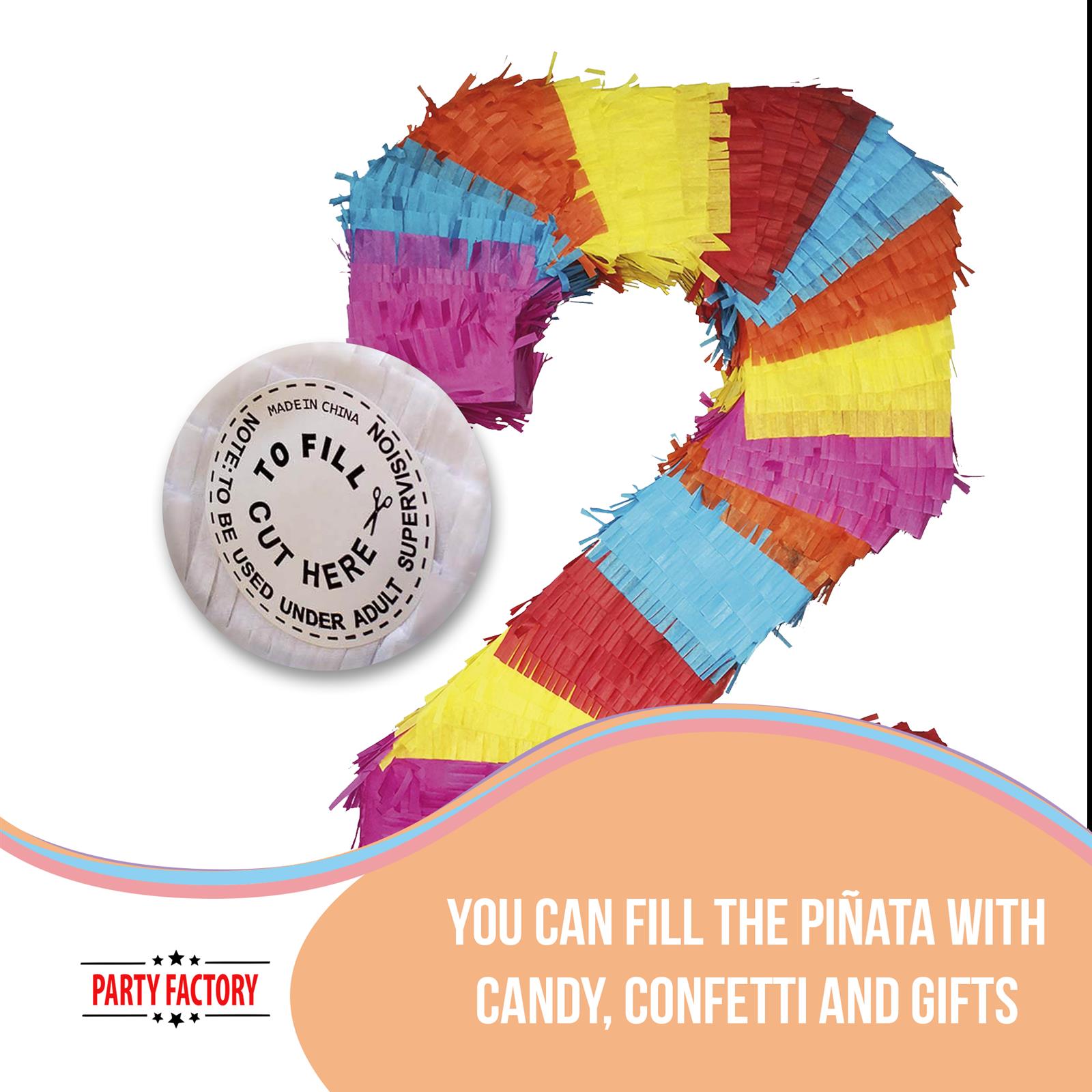 Pinata numbers 0-9 children birthday punch pinata 16.5 x 13.7 x 3.1 in birthday decoration 2 5