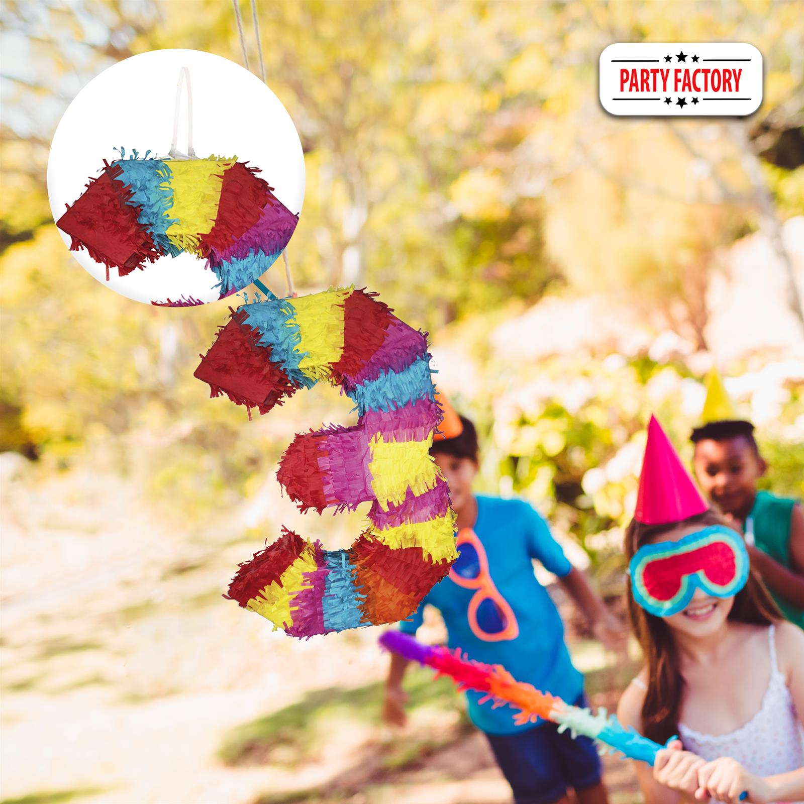 Pinata numbers 0-9 children birthday punch pinata 16.5 x 13.7 x 3.1 in birthday decoration 3 3