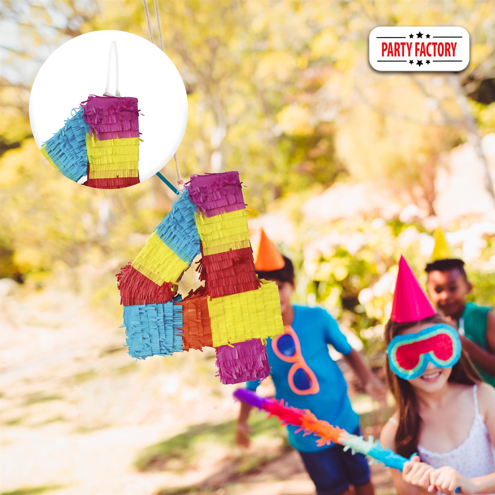 Pinata numbers 0-9 children birthday punch pinata 16.5 x 13.7 x 3.1 in birthday decoration 4 3