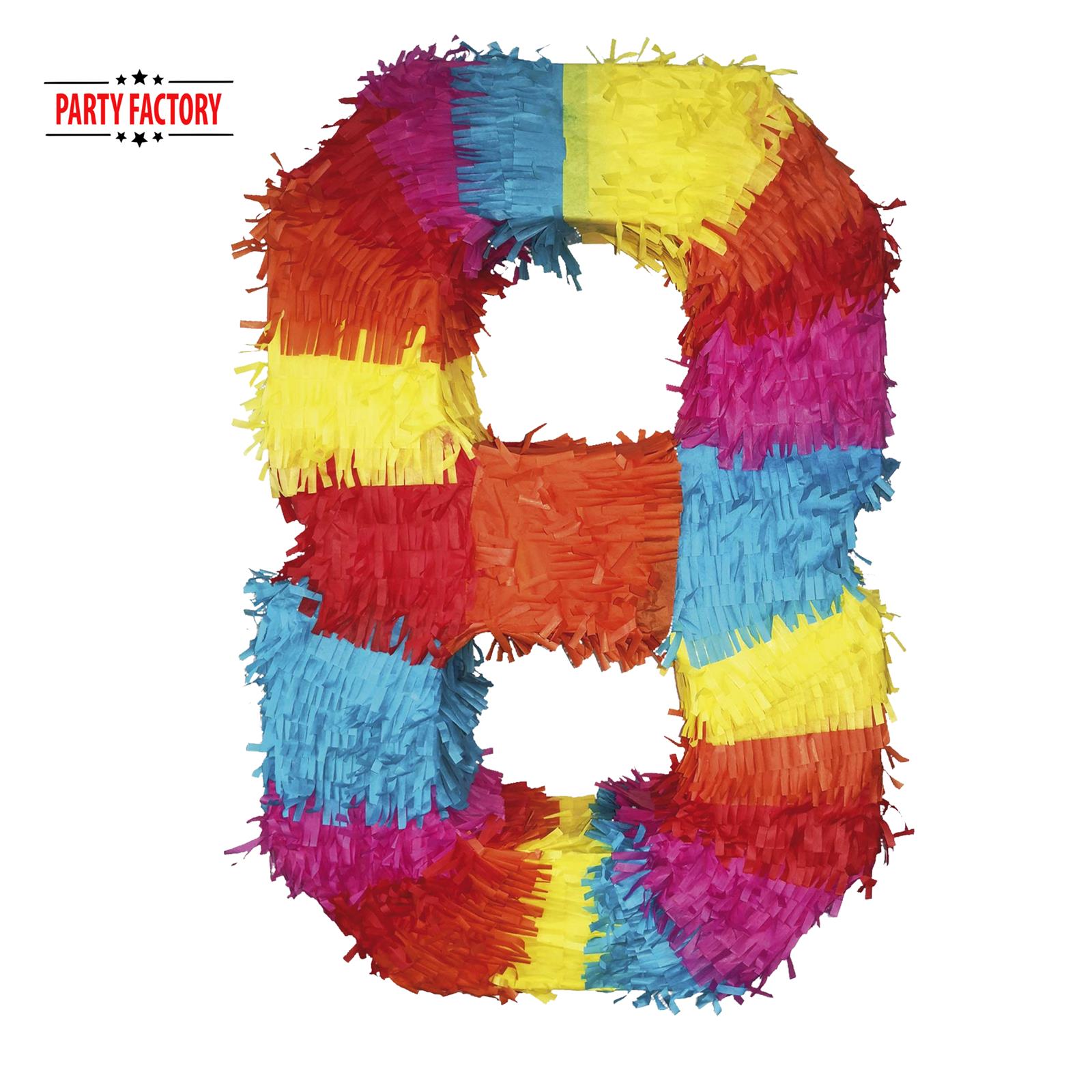 Pinata numbers 0-9 children birthday punch pinata 16.5 x 13.7 x 3.1 in birthday decoration 8 2
