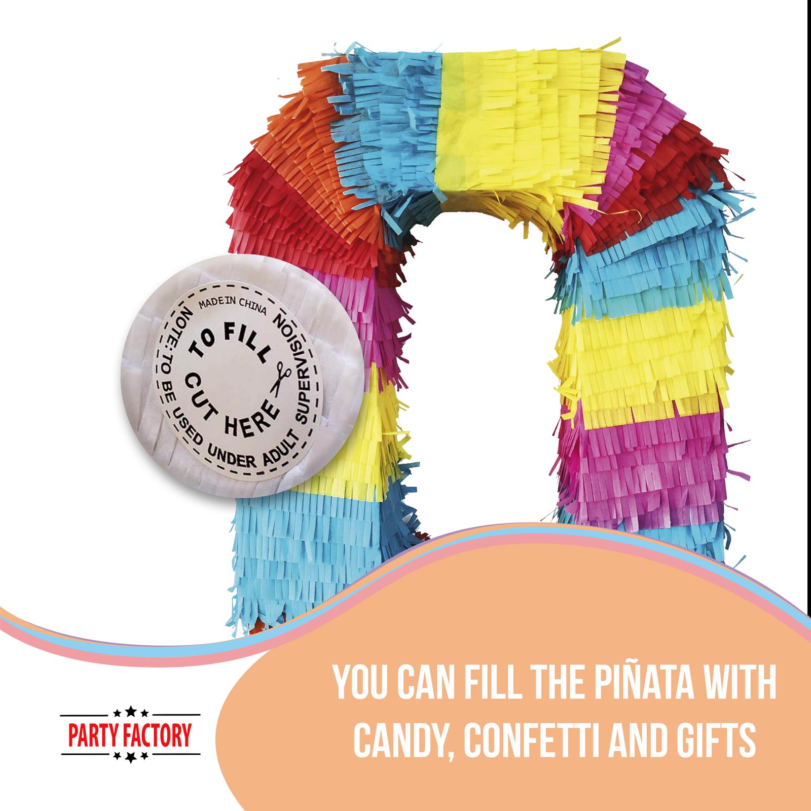 Pinata numbers 0-9 children birthday punch pinata 16.5 x 13.7 x 3.1 in birthday decoration 0 5