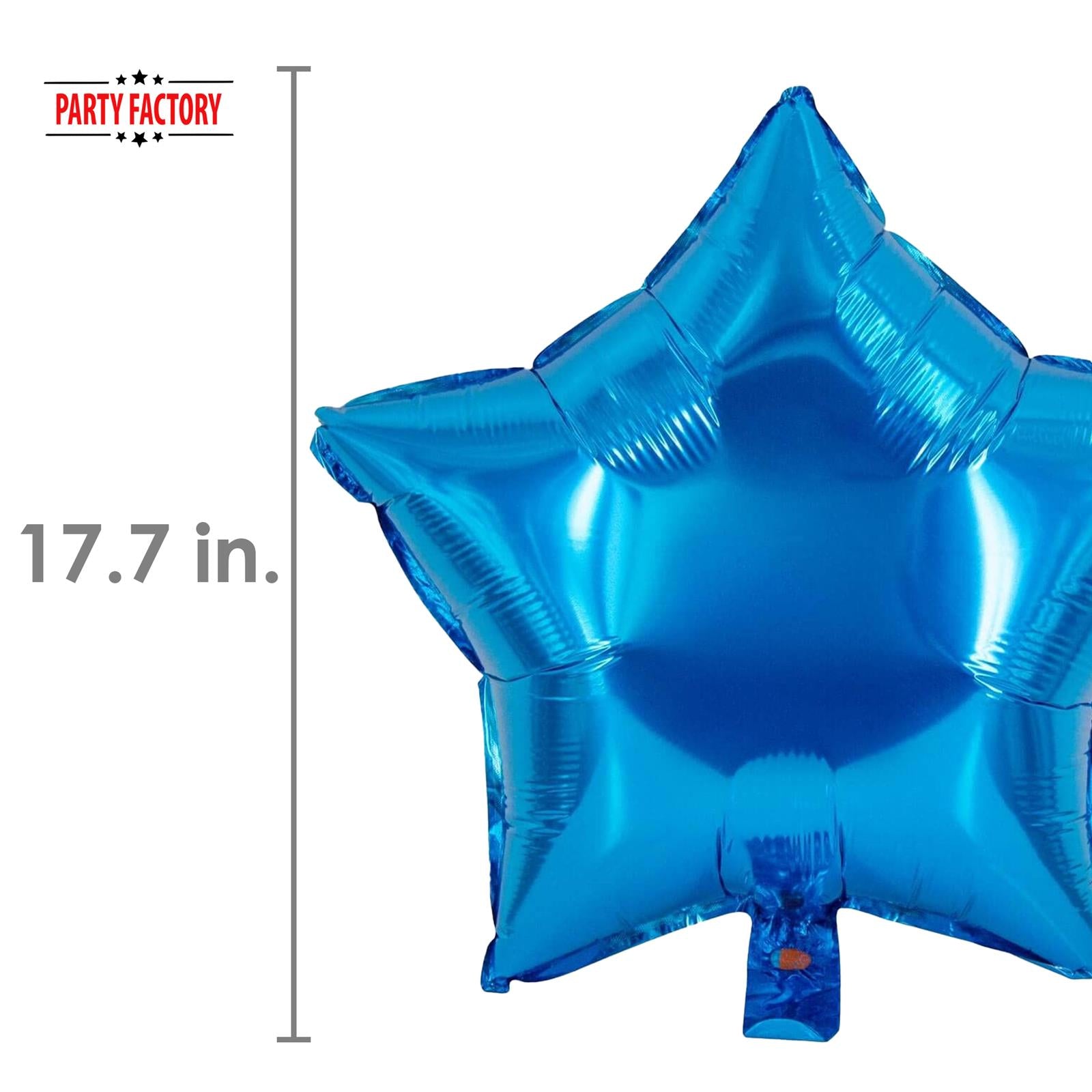 Foil balloon star blue 17.7 in 4