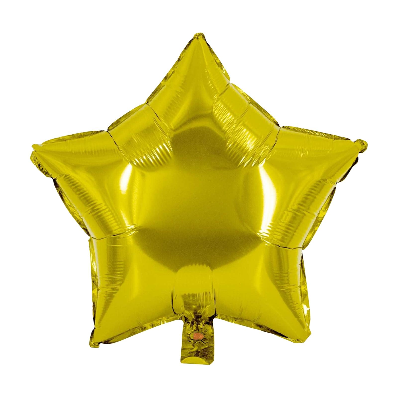 Foil balloon star gold 17.7 in