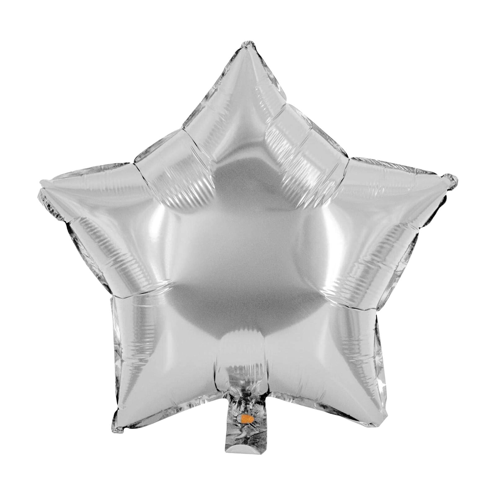 Foil balloon star silver 17.7 in