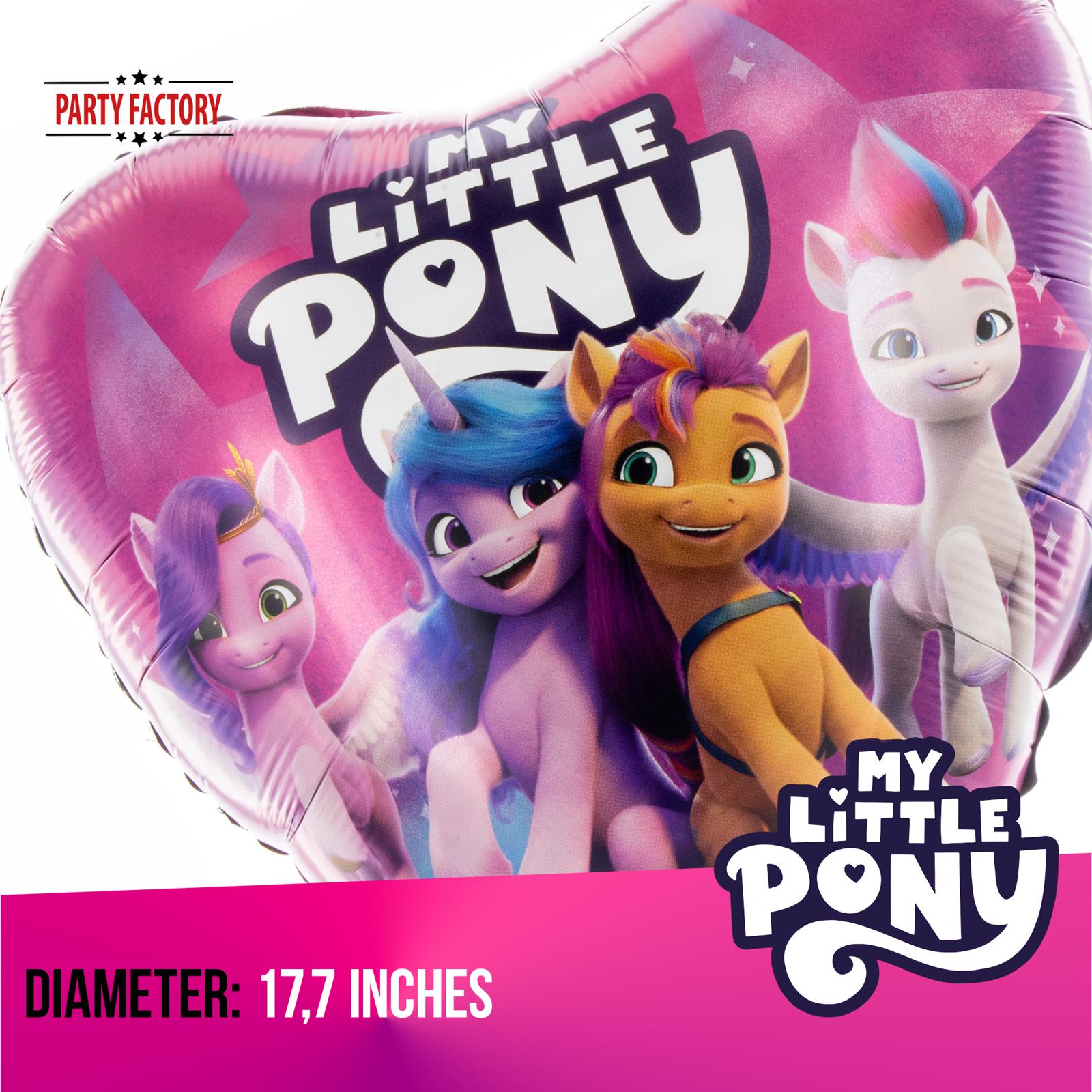 My Little Pony foil balloon 17.7 in colorful Zipp Izzy Sunny Pipp 3