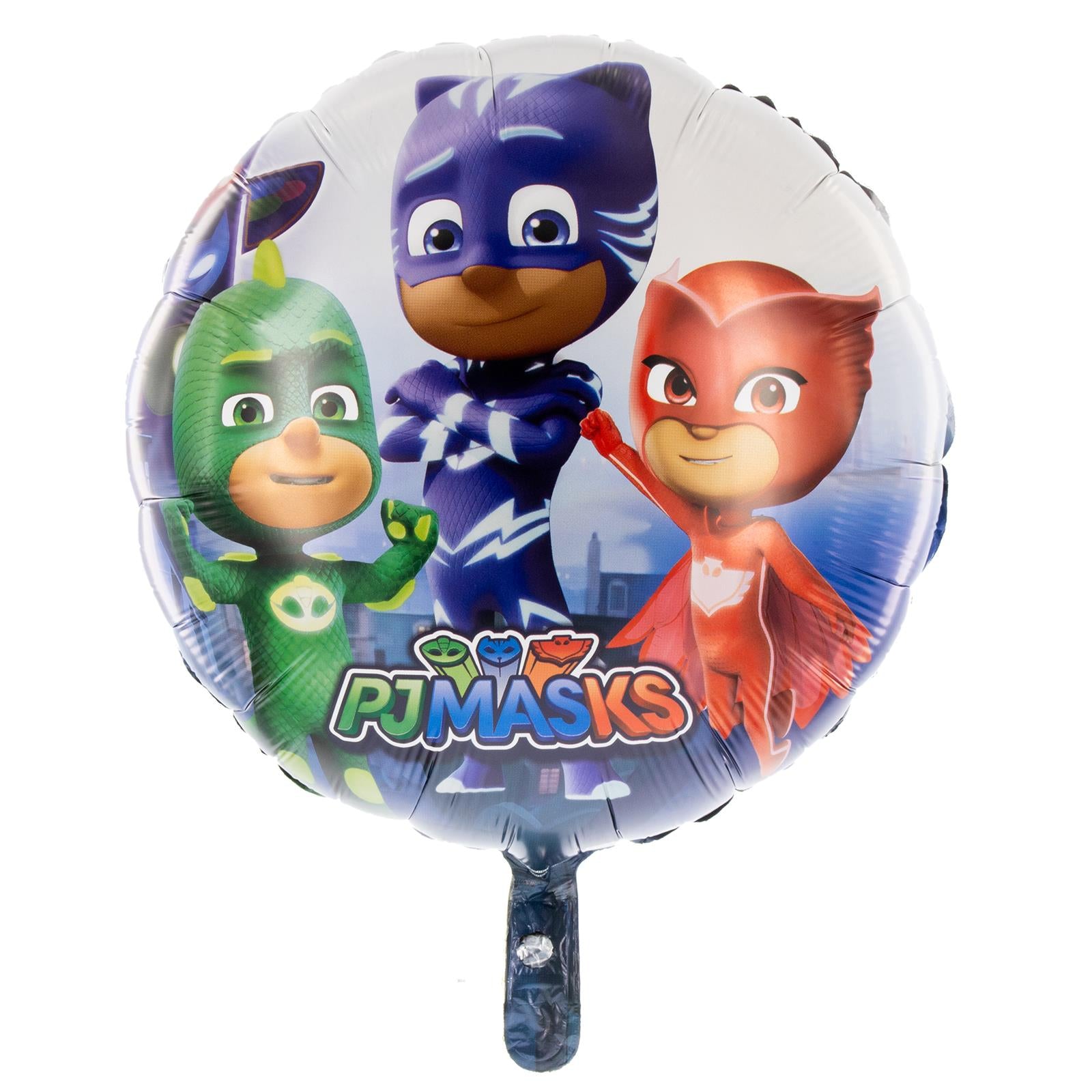 PJ Masks foil balloon 17.7 in colorful superhero trio Catboy Owlette Gekko