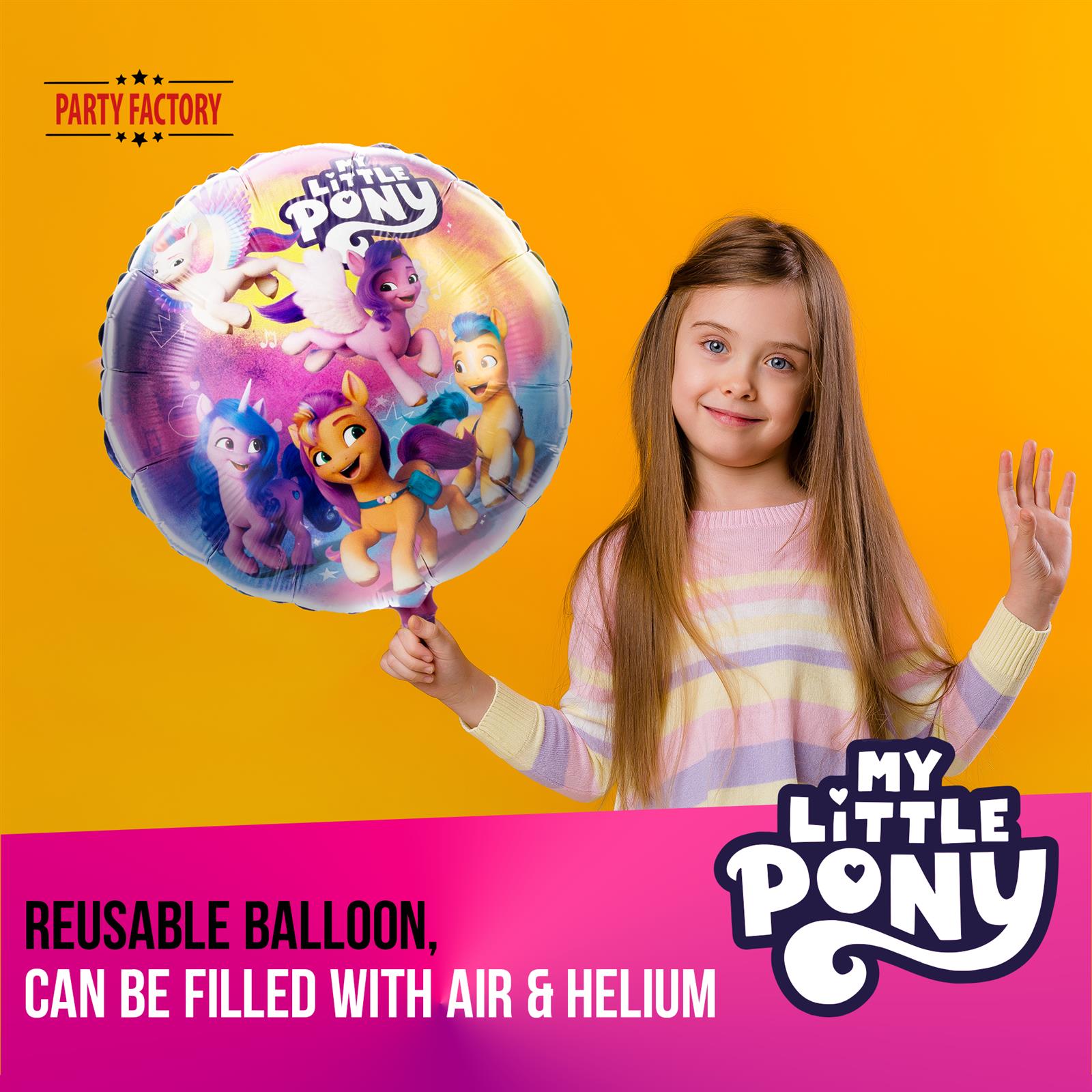 My Little Pony foil balloon 17.7 in colorful Zipp Izzy Hitch Sunny Pipp 2