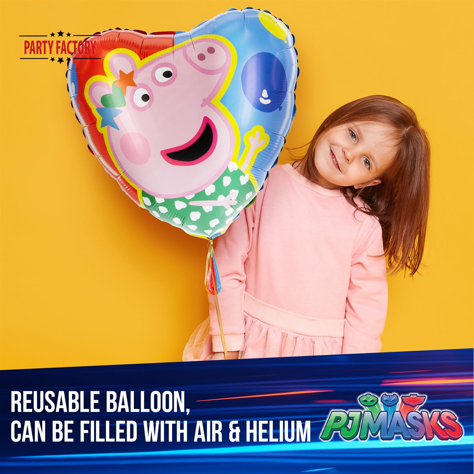 PJ Masks foil balloon 17.7 in colorful pajama heroes superhero catboy 2