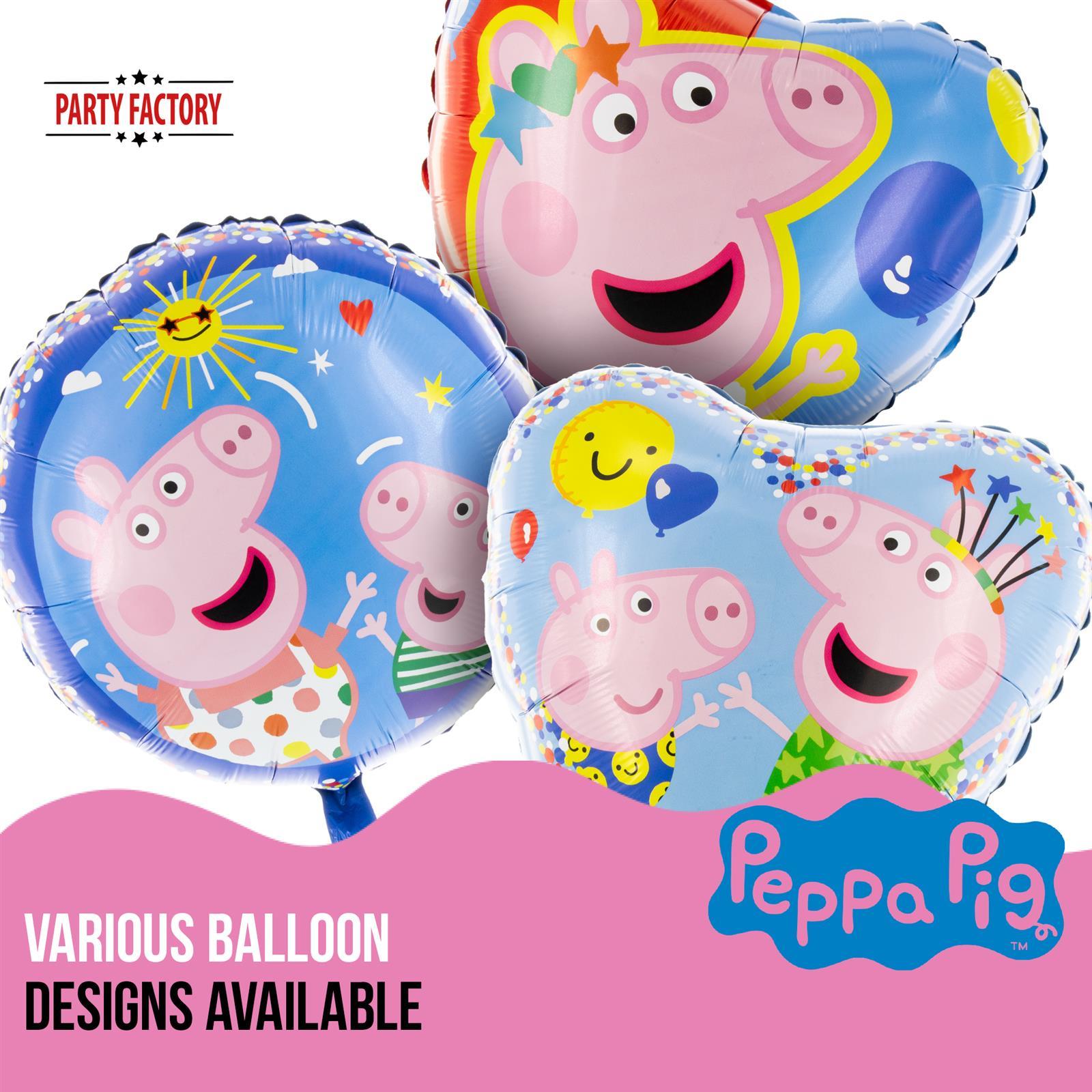 Peppa Pigg foil balloon heart 17.7 in colorful Piglet 4