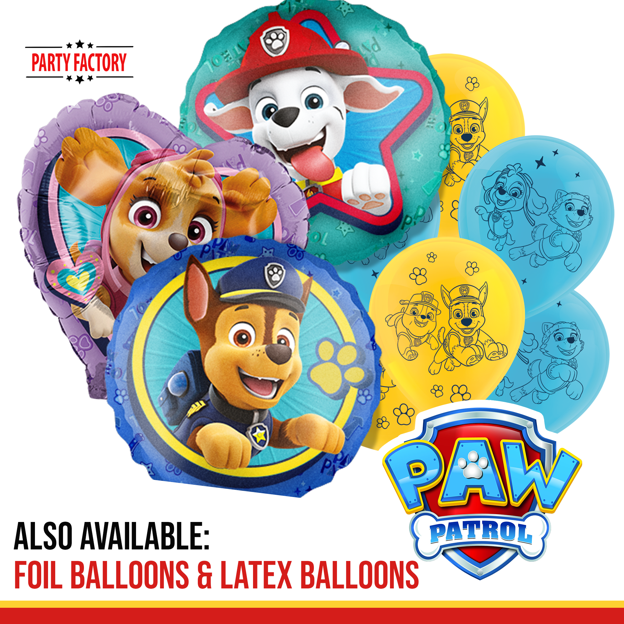 Paw Patrol 20 paper napkins 12.9 x 12.9 in. colorful 3-ply 5