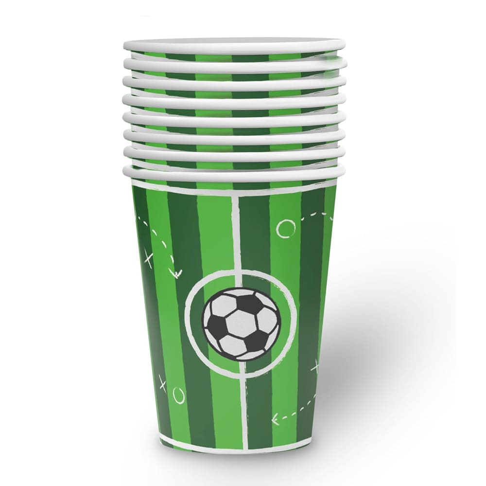 Soccer Goal cups 8 oz 8 pack